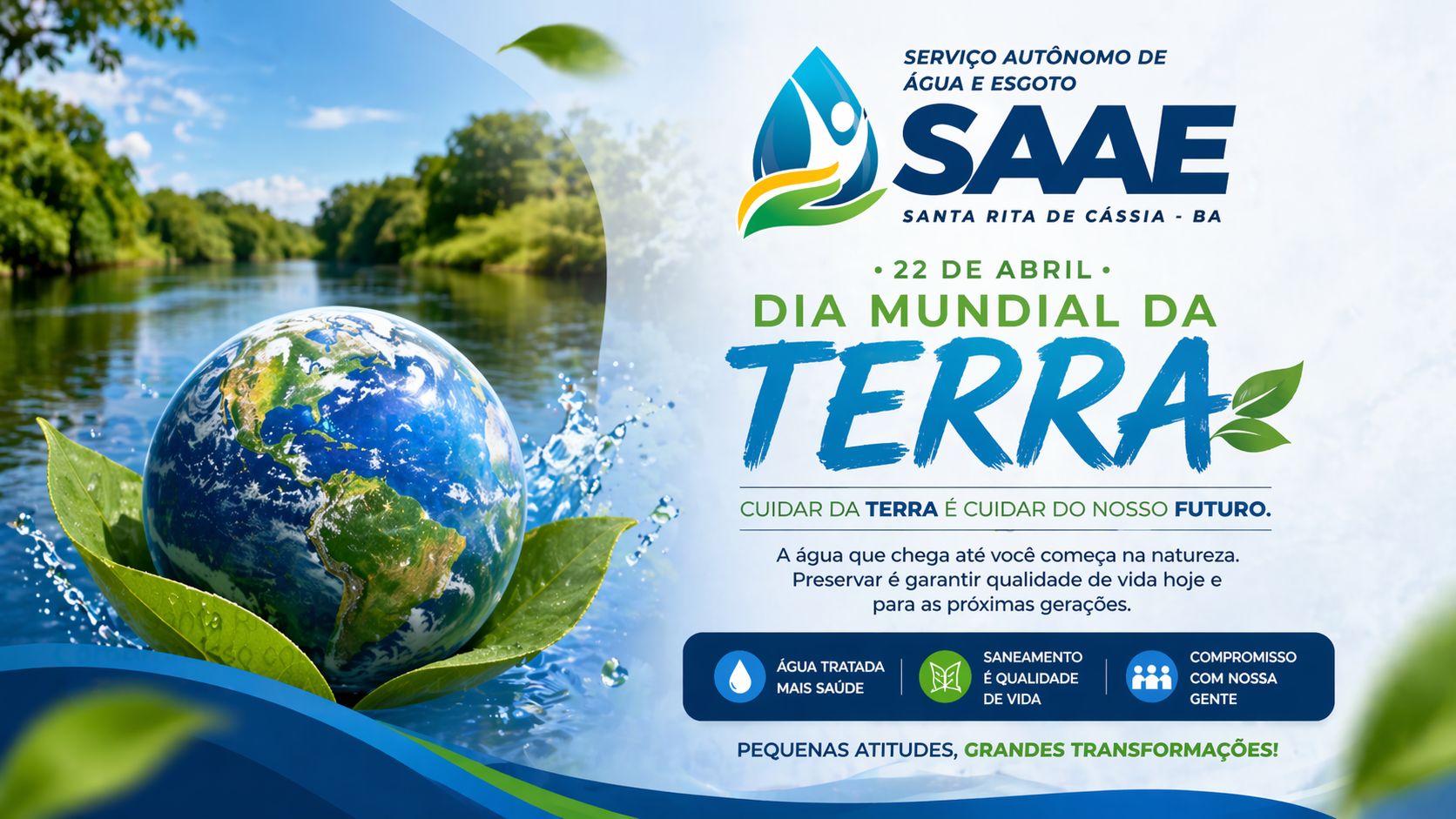 Dia Mundial da Terra: Cuidar do Meio Ambiente é Garantir o Nosso Futuro